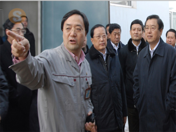 2012年3月21日　中共中央政治局常委、全國人大常委會委員長張德江さん（當(dāng)時(shí)國務(wù)院副総理）が當(dāng)社を視察 